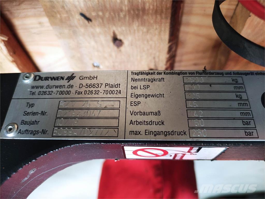 Durwen RZV 25 S Materialhantering - Övriga