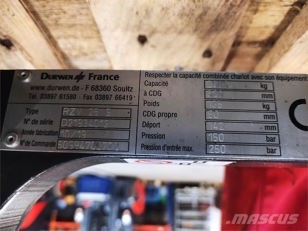 Durwen RZV 25 S Materialhantering - Övriga