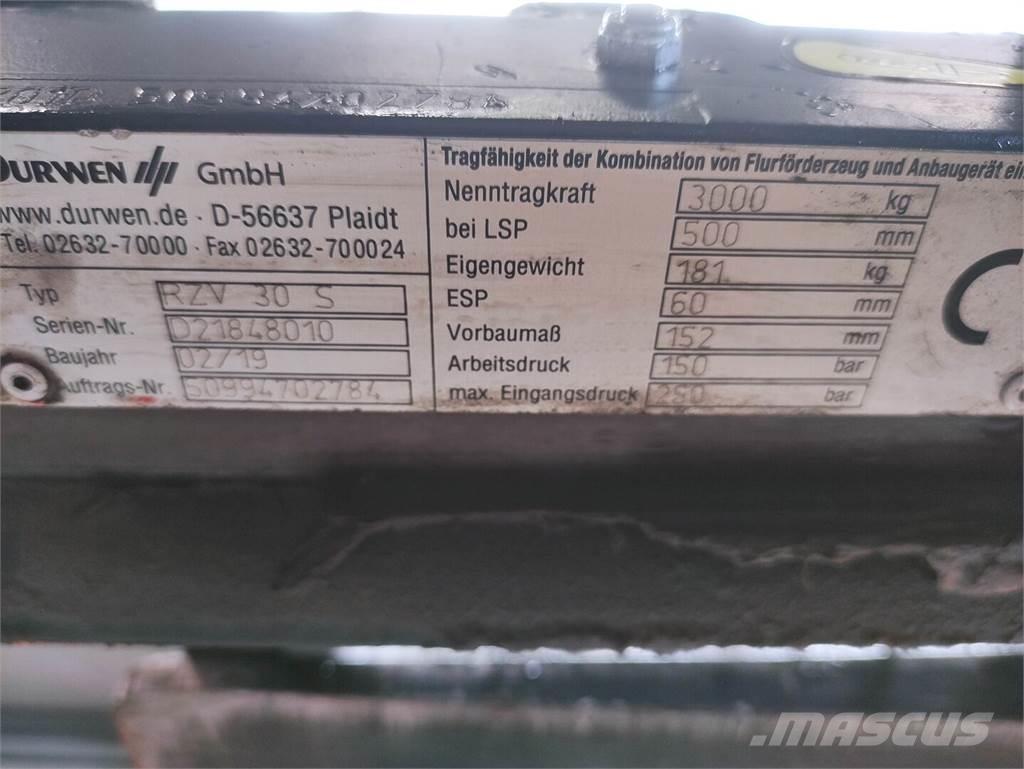 Durwen RZV 30S Materialhantering - Övriga