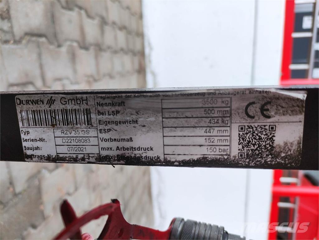 Durwen RZV 35 GS Materialhantering - Övriga