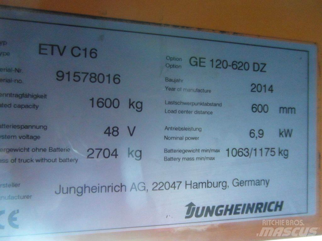 Jungheinrich ETVC16 Skjutstativtruck