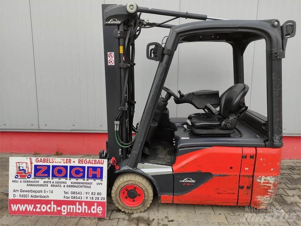 Linde E16-02-386-EVO Elmotviktstruckar