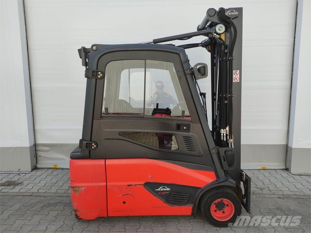 Linde E18L-02-386 Elmotviktstruckar