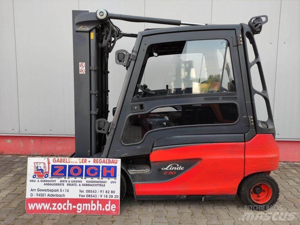 Linde E30L-01-387 Elmotviktstruckar