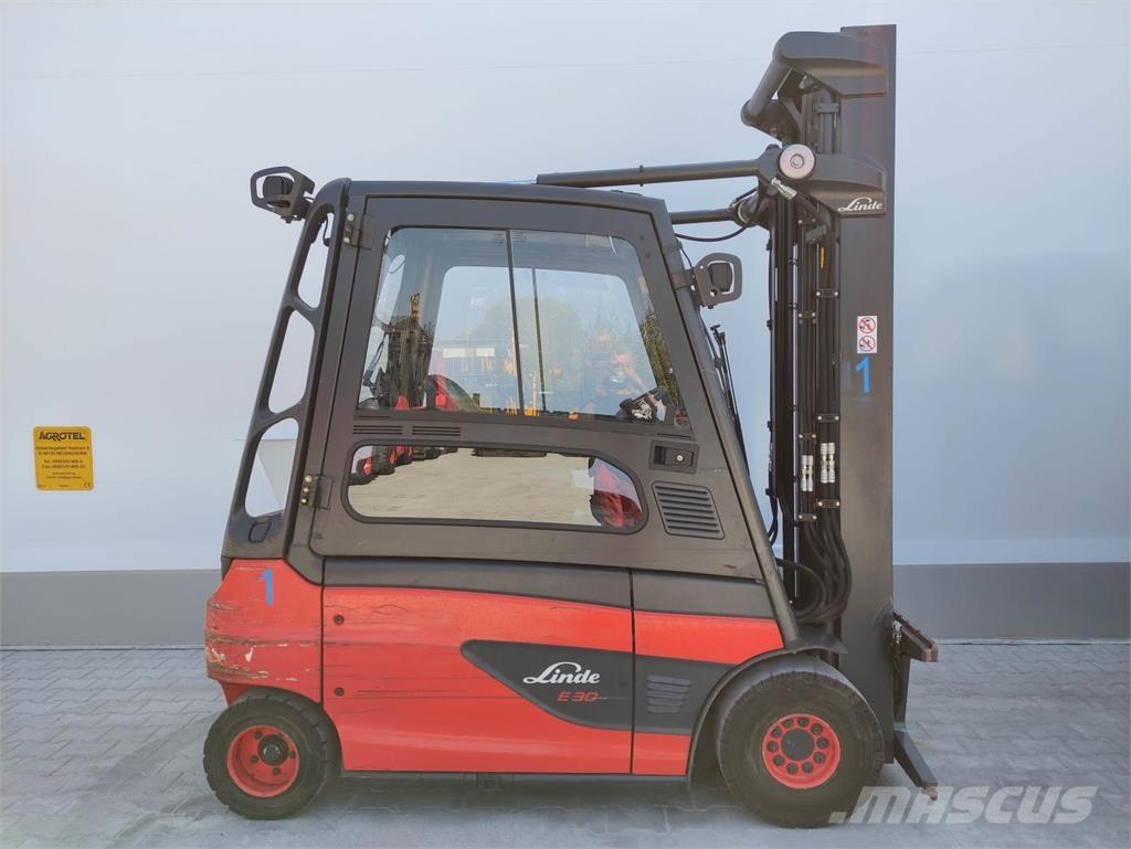 Linde E30L-01-387 Elmotviktstruckar