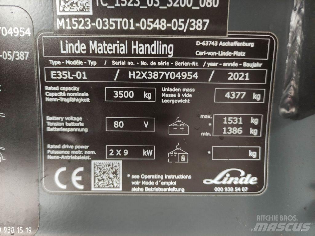 Linde E35L-01-387 Elmotviktstruckar