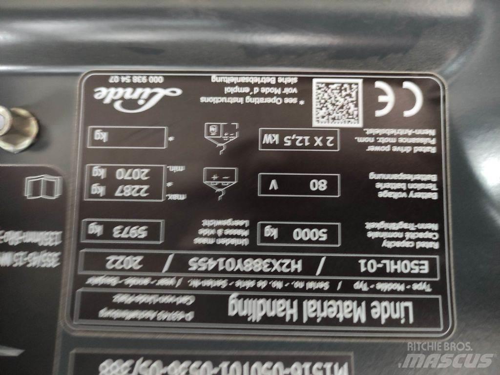 Linde E50HL-01-388 Elmotviktstruckar