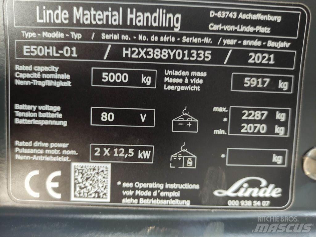 Linde E50HL-01-388 Elmotviktstruckar