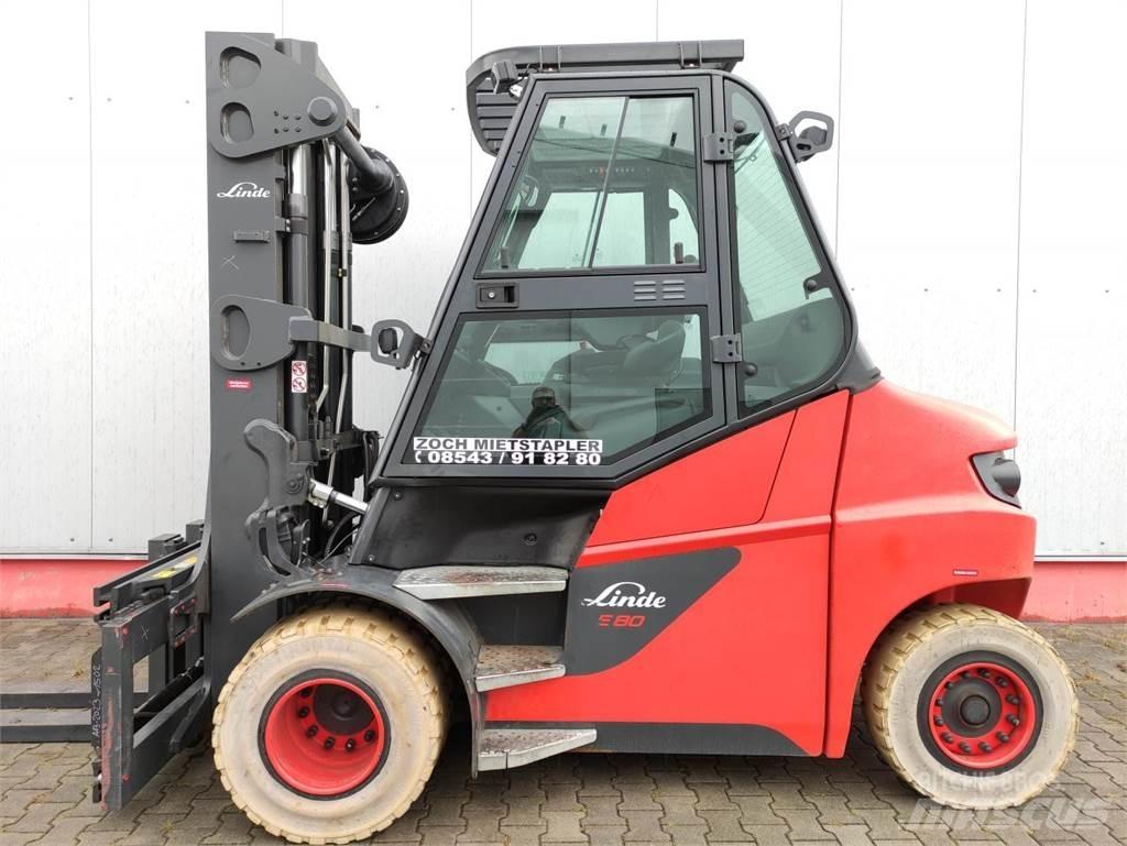 Linde E80-01-127 Elmotviktstruckar