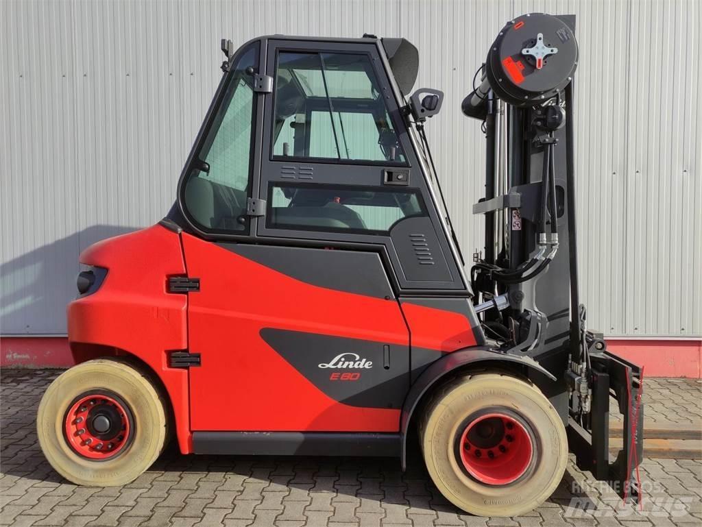 Linde E80-01-127 Elmotviktstruckar