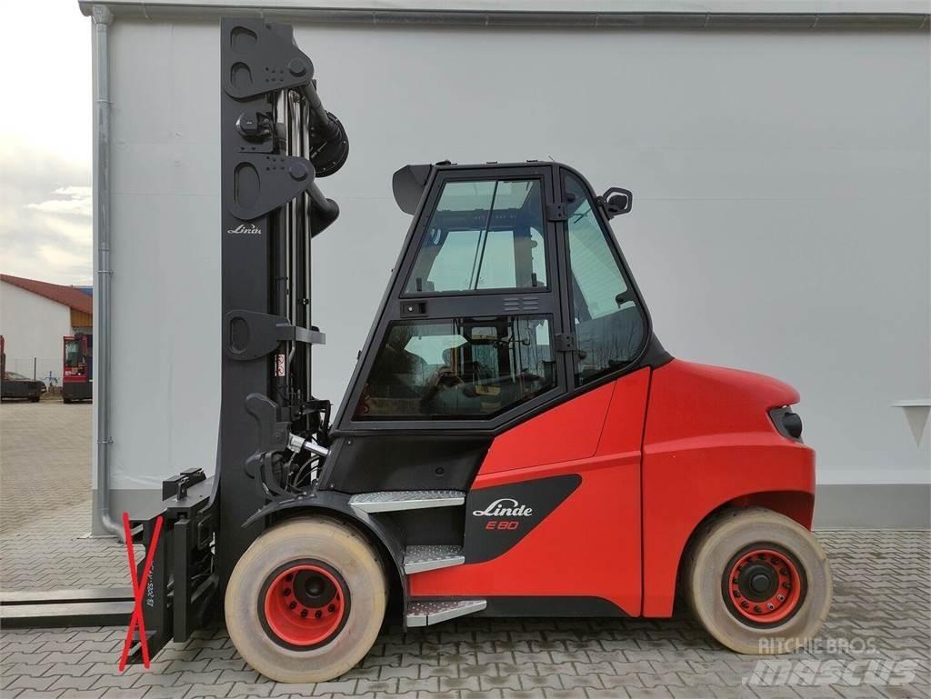 Linde E80-01/900 Elmotviktstruckar