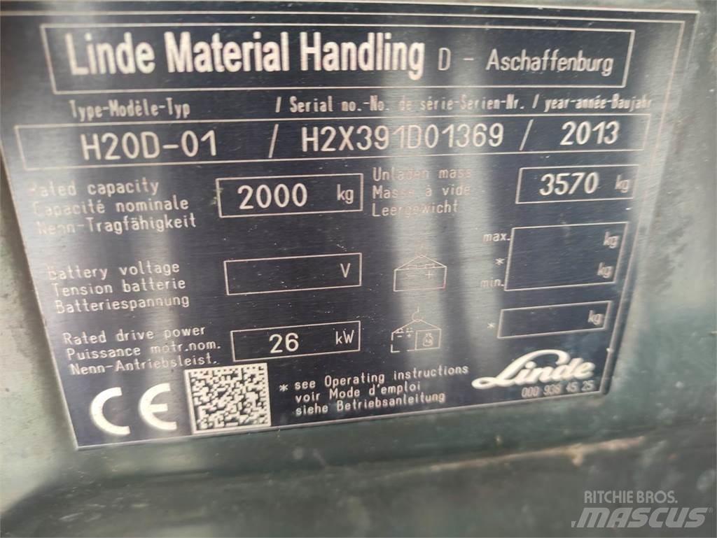 Linde H20D-01-391 Dieselmotviktstruckar