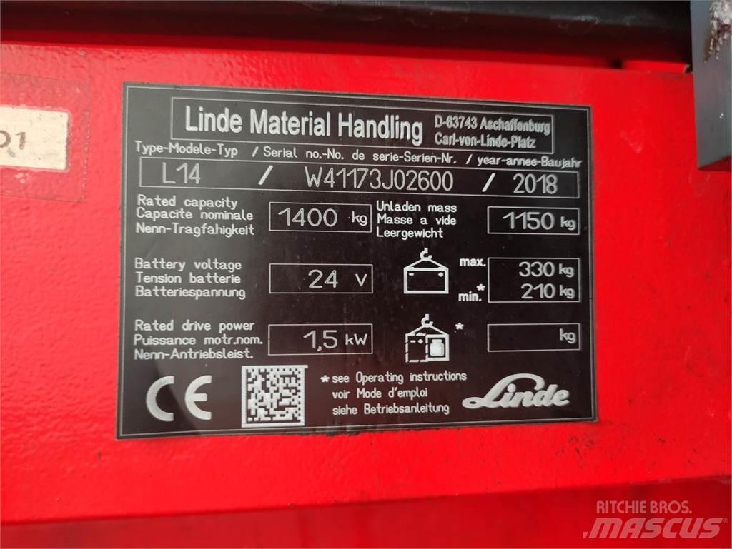 Linde L14-1173 Staplare-led