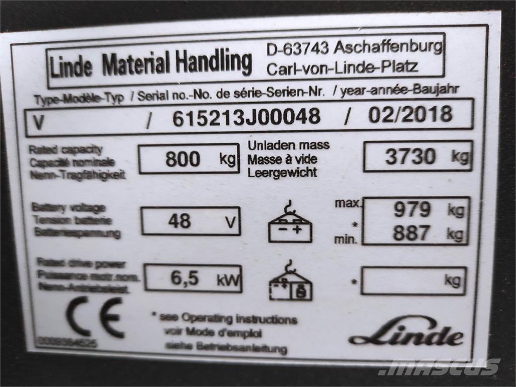 Linde V Modular Plocktruck, höglyftande