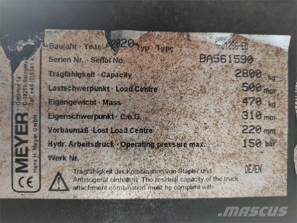 Meyer 3-0128G-EU Balklämaggegat
