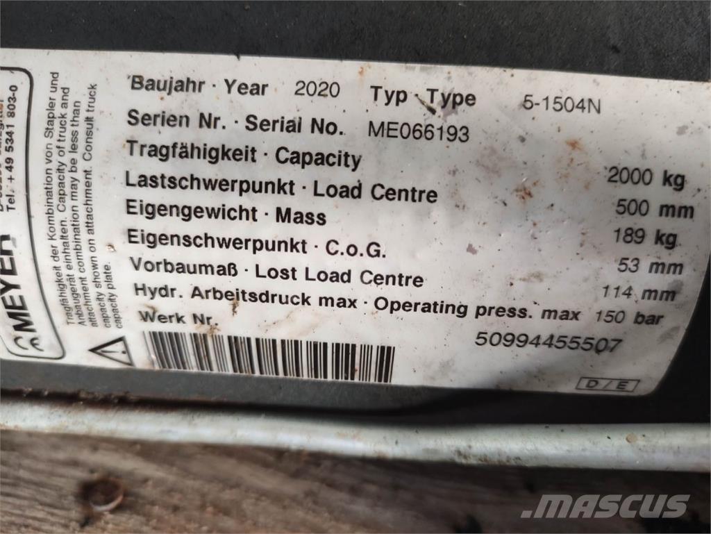 Meyer 5-1504N Materialhantering - Övriga