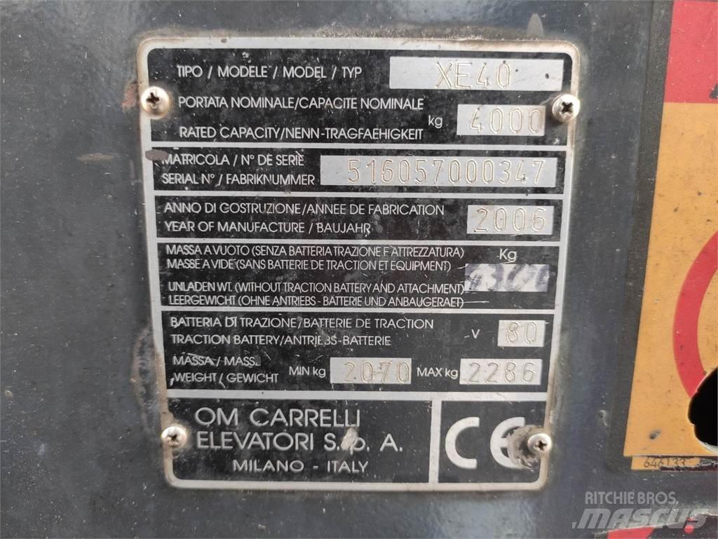 Om-Pimespo XE40 Elmotviktstruckar