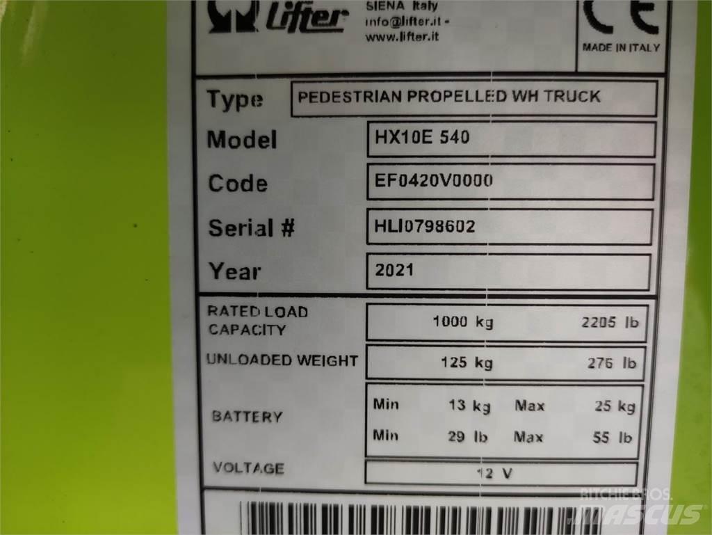 Pramac HX10E 540 Övriga motviktstruckar