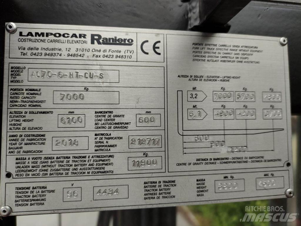 Raniero AC70-6-HT-CU-S Elmotviktstruckar