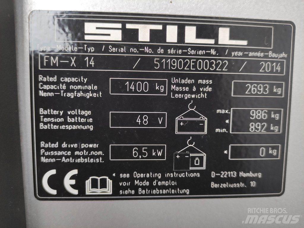 Still FM-X-14 Skjutstativtruck