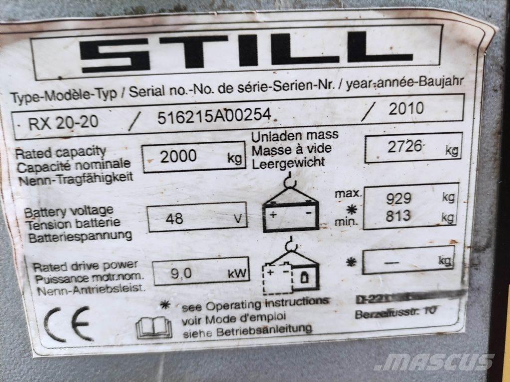 Still RX20-20 Elmotviktstruckar