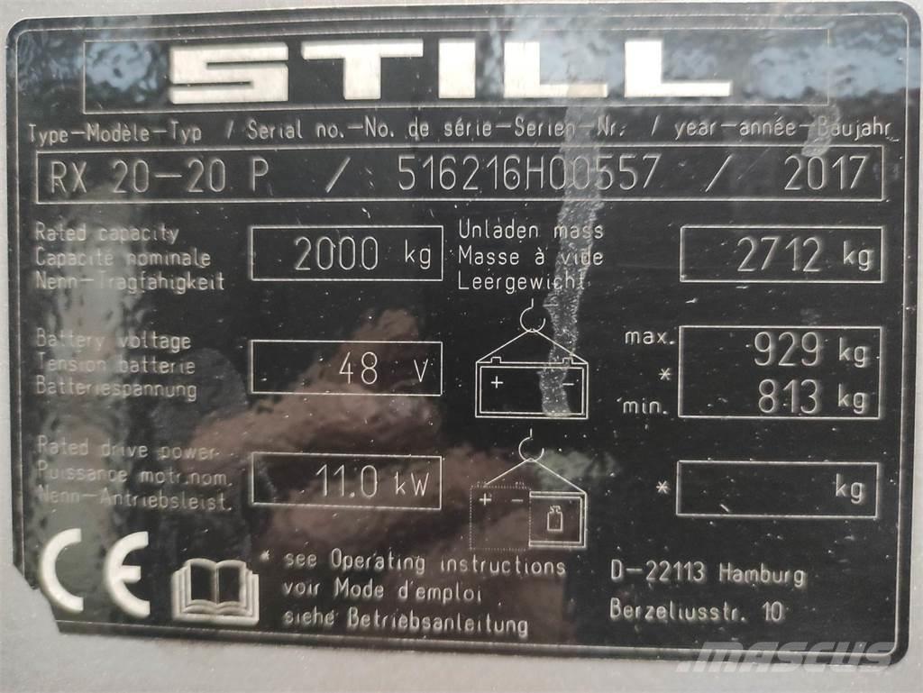 Still RX20-20 P Elmotviktstruckar