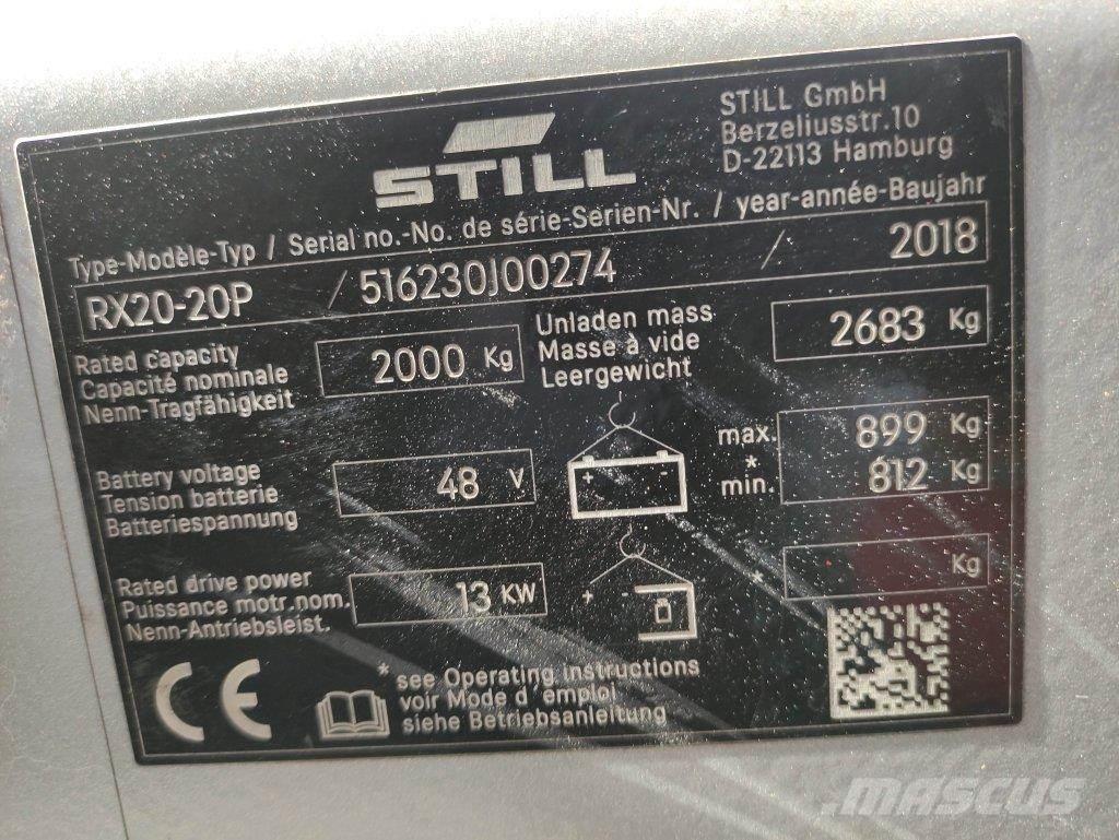 Still RX20-20P Elmotviktstruckar