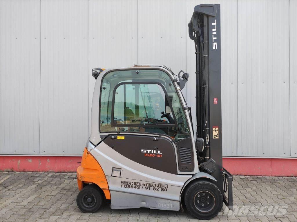 Still RX60-30 Elmotviktstruckar