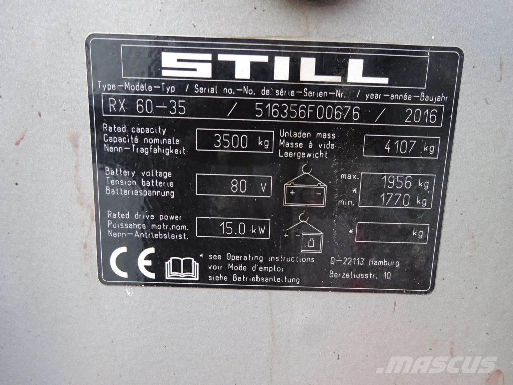 Still RX60-35 Elmotviktstruckar