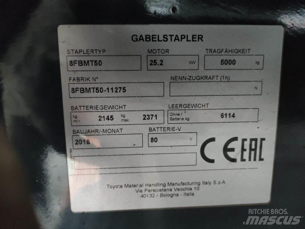 Toyota 8FBMT50 Elmotviktstruckar