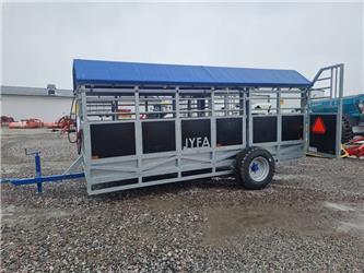 Jyfa 5 meter djurvagn,
