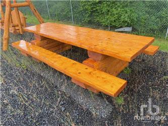  10 ft Artistic Log Picnic Table