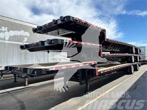  DURA HAUL 53' STEEL DROP DECK W BEAVER TAIL Låg lastande semi trailer