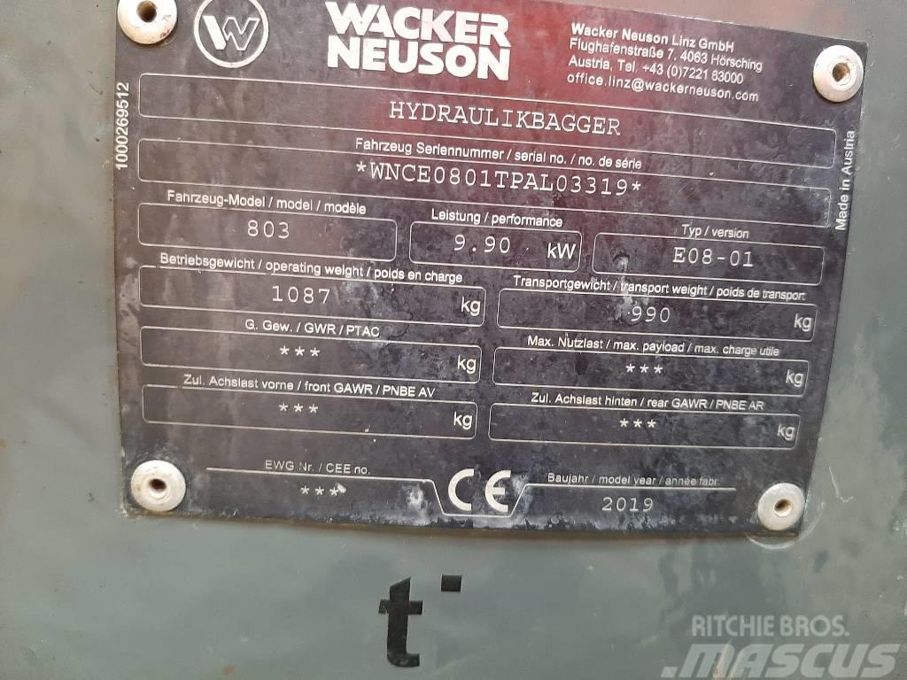 Wacker Neuson 803 Minigrävare < 7t