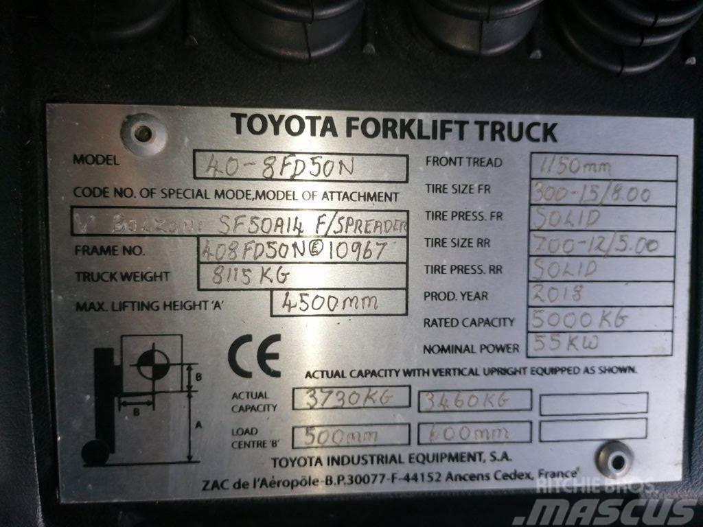 Toyota 40-8FD50N Dieselmotviktstruckar