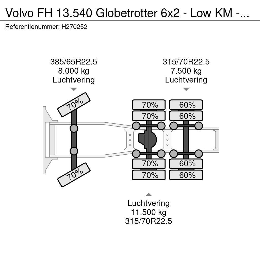 Volvo FH 13.540 Globetrotter 6x2 - Low KM - Retarder - L Dragbilar