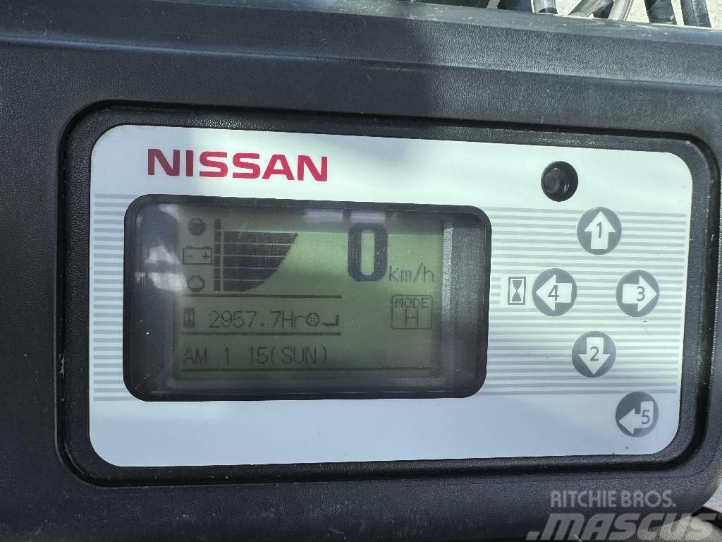Nissan 1Q2L25Q *Triplex+Kool Reachforcks*2960 h Top Elmotviktstruckar