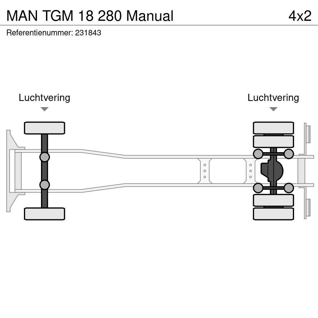 MAN TGM 18 280 Manual Lastväxlare med kabellift