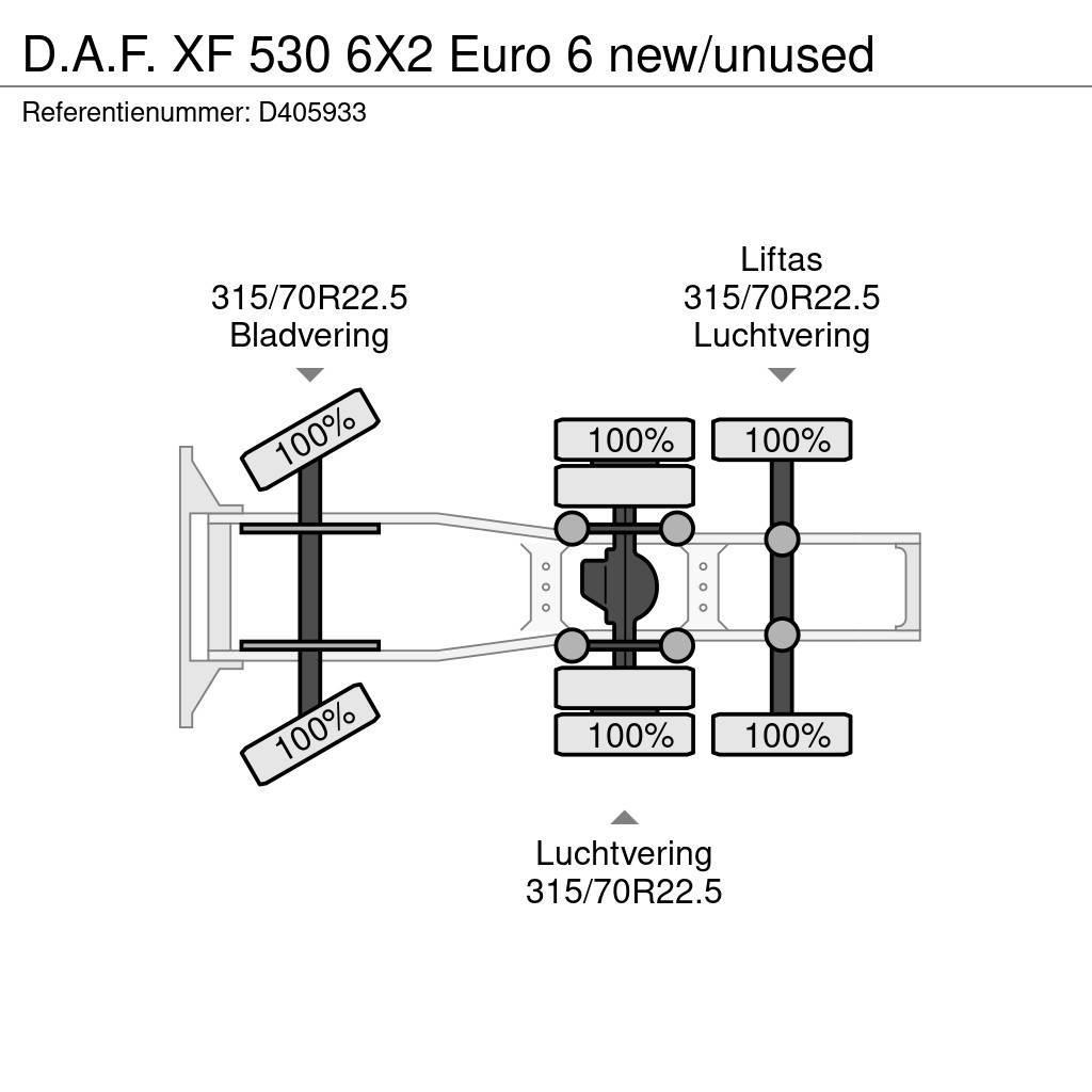 DAF XF 530 6X2 Euro 6 new/unused Dragbilar