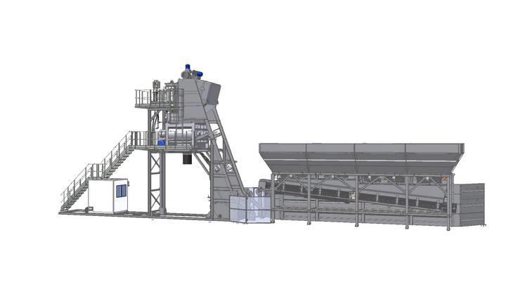 Frumecar EMA - mobiele betoncentrale 30 - 100 m³/uur Cementtillverknings fabriker