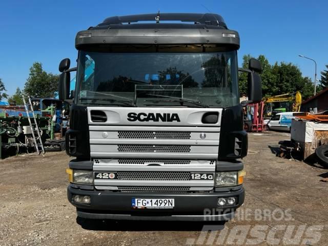 Scania 124 G 420 Hakowiec Lastväxlare/Krokbilar