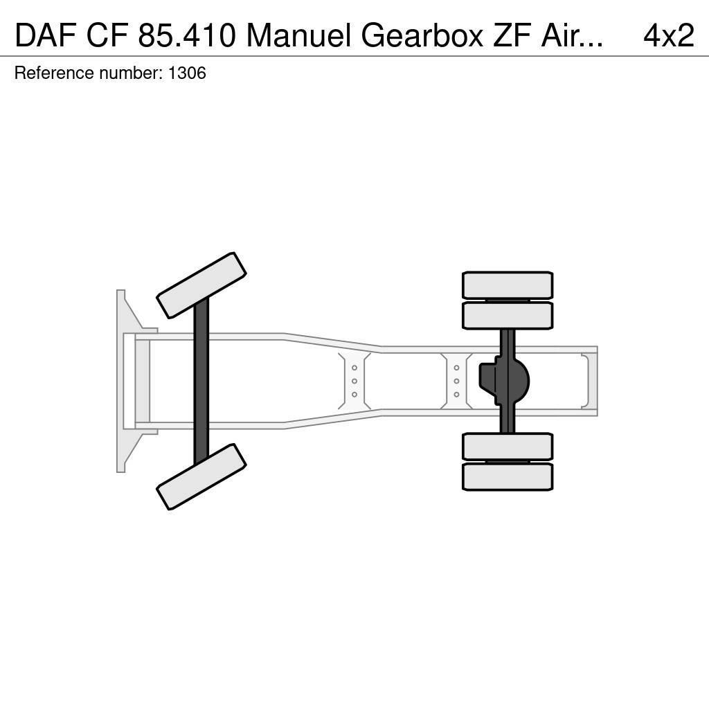 DAF CF 85.410 Manuel Gearbox ZF Airconditioning SpaceC Dragbilar
