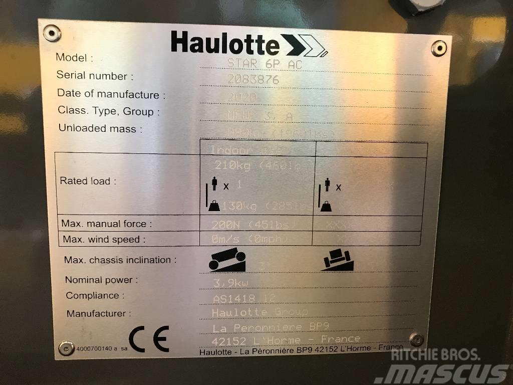 HAULOTTE STAR 6 PICKING AC Personhissar och andra hissar