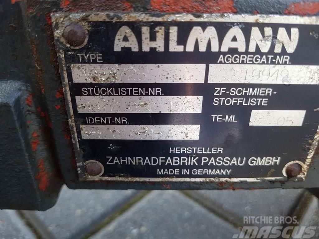 Ahlmann AL75-4120931A-ZF AP-R725-Axle/Achse/As Hjulaxlar