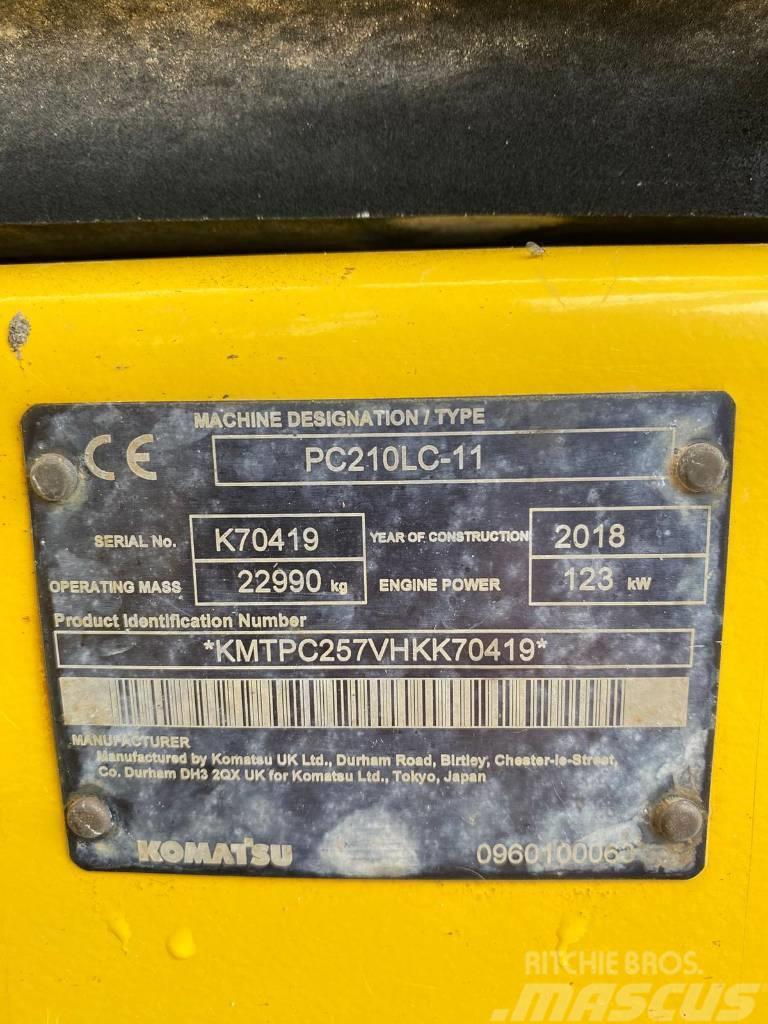 Komatsu PC 210 LC Bandgrävare