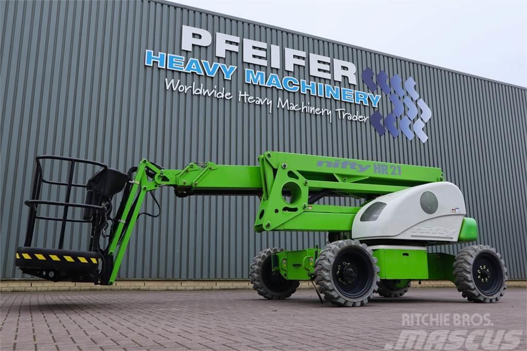 Niftylift HR21E Electric, 4x2 Drive, 21m Working Height, 13m Bomliftar