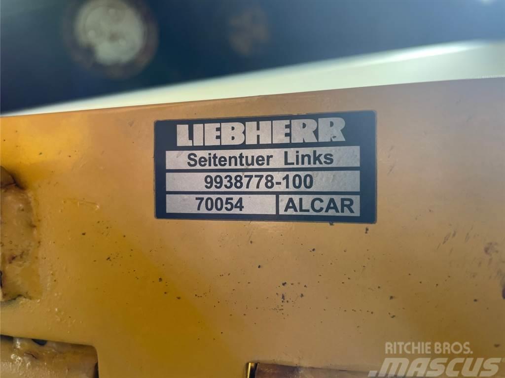 Liebherr A924B-9938778-Hood/Seitentuer links/Kap Chassi och upphängning