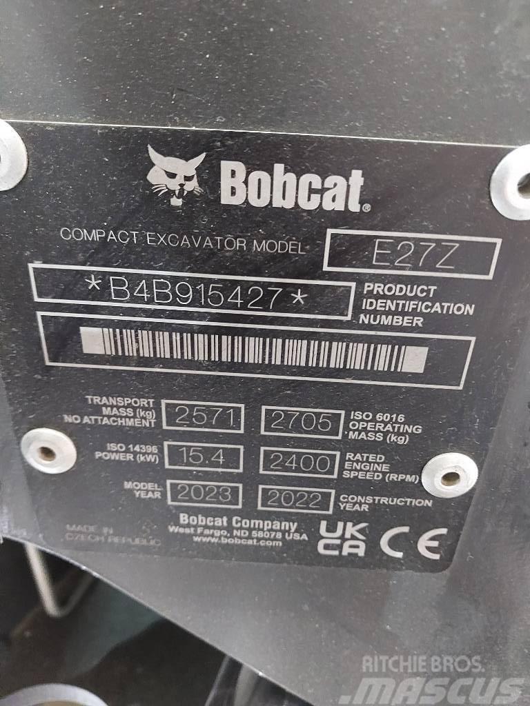 Bobcat E 27 Z Minigrävare < 7t