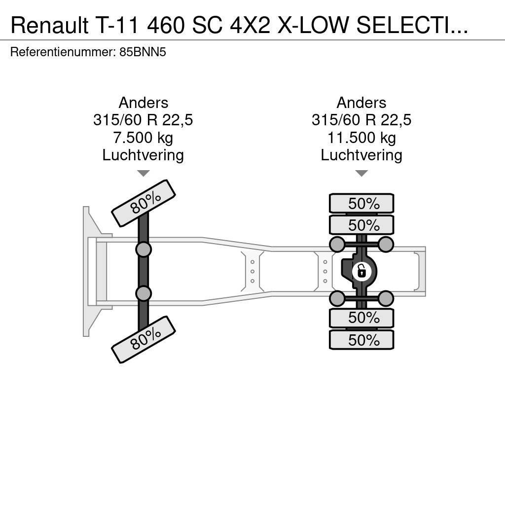 Renault T-11 460 SC 4X2 X-LOW SELECTION, HEFSCHOTEL, HYDRA Dragbilar