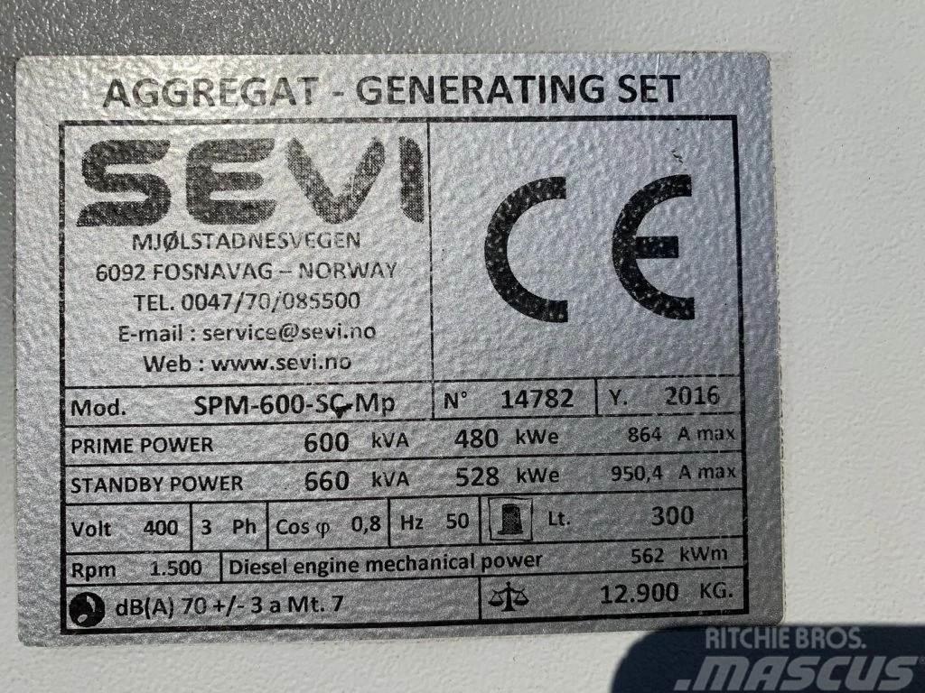  SEVI AGGREGAAT/GENERATING-SET/GENERATORMASCHINIST/ Dieselgeneratorer